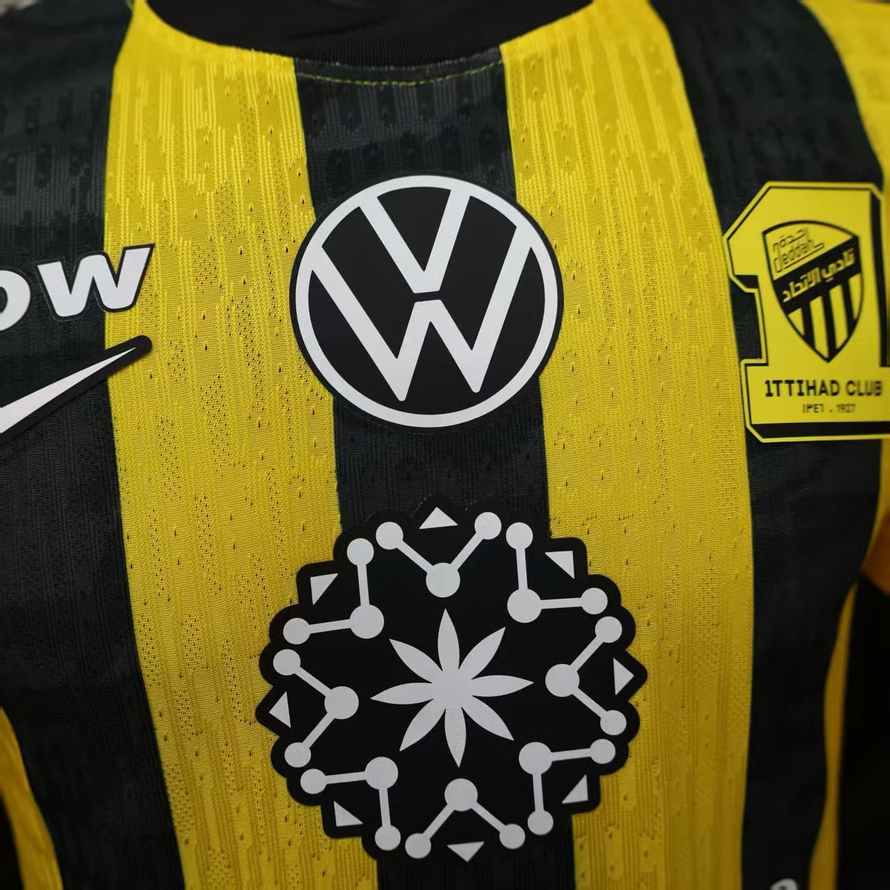 25-26 Al-Ittihad Home Soccer Jersey Player Version