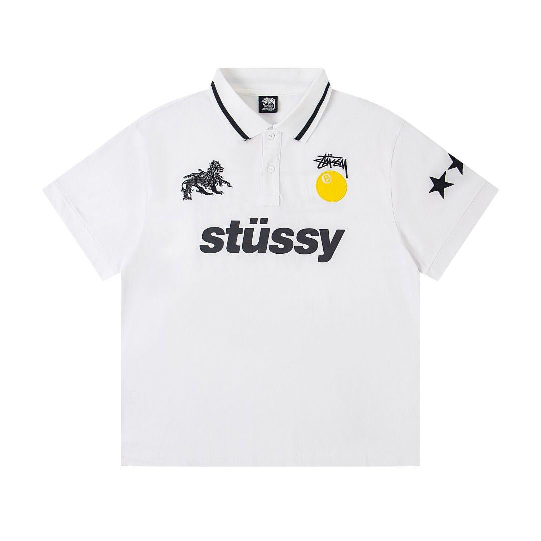 Stüssy 8 Ball Graphic Polo Shirt.