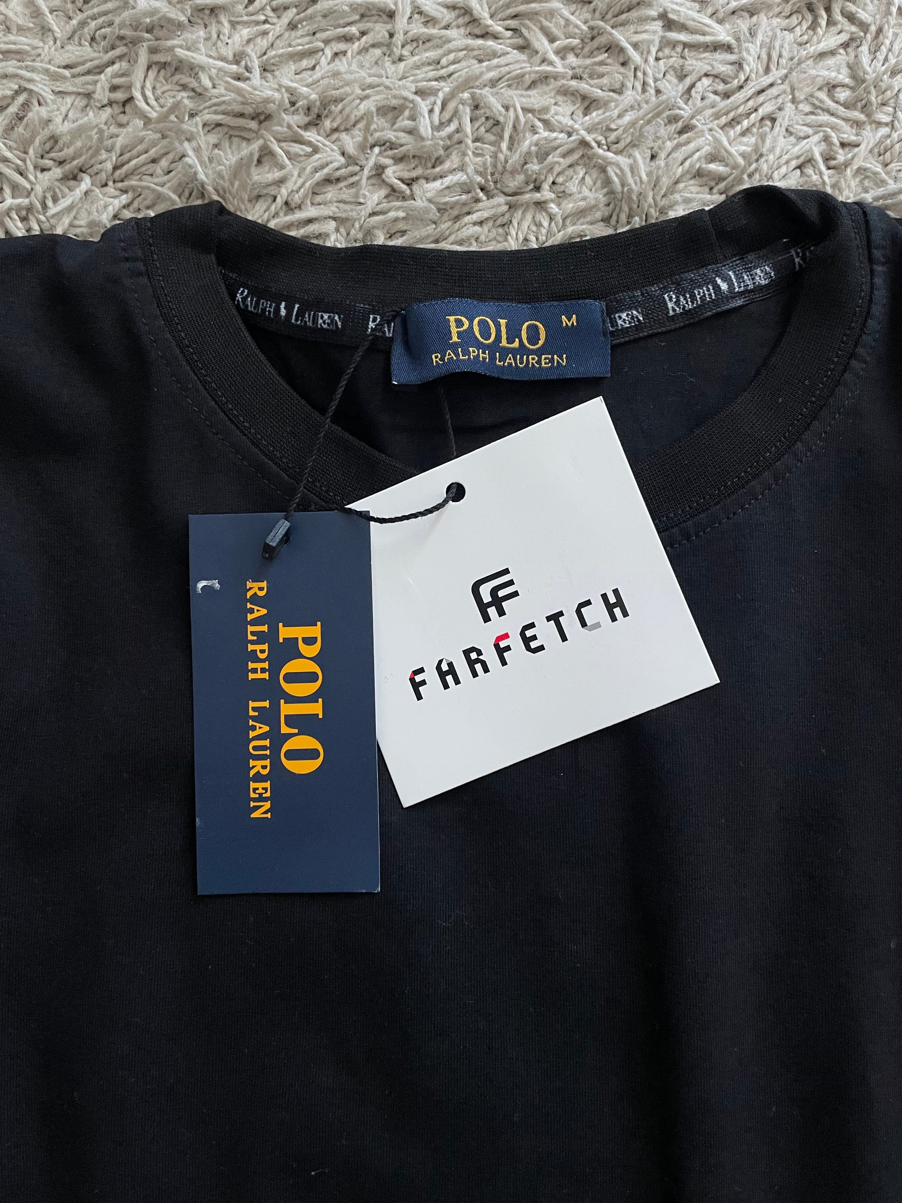 Polo Shirt Black/White