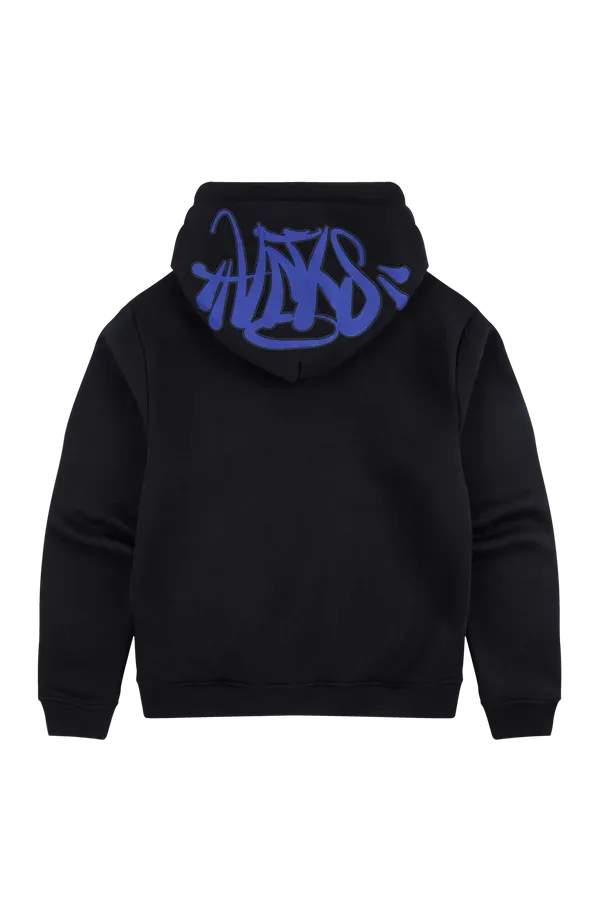 Syna Hoodie Black/Blue
