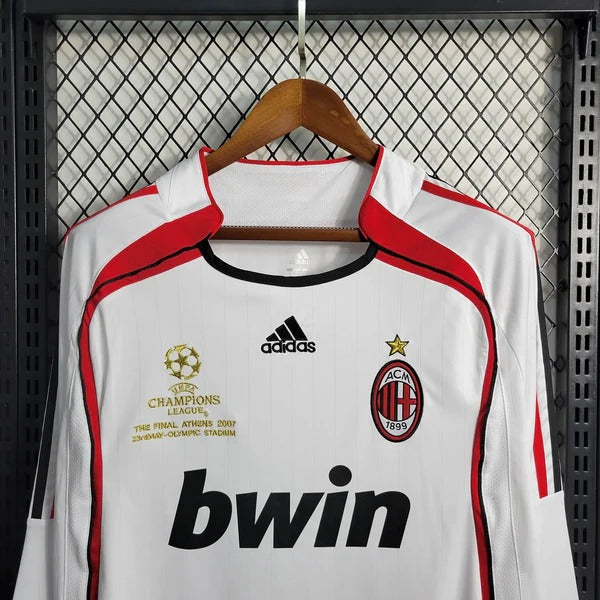 2006/2007 Retro Long Sleeve AC Milan Away Football Shirt 1:1 Thai Quality
