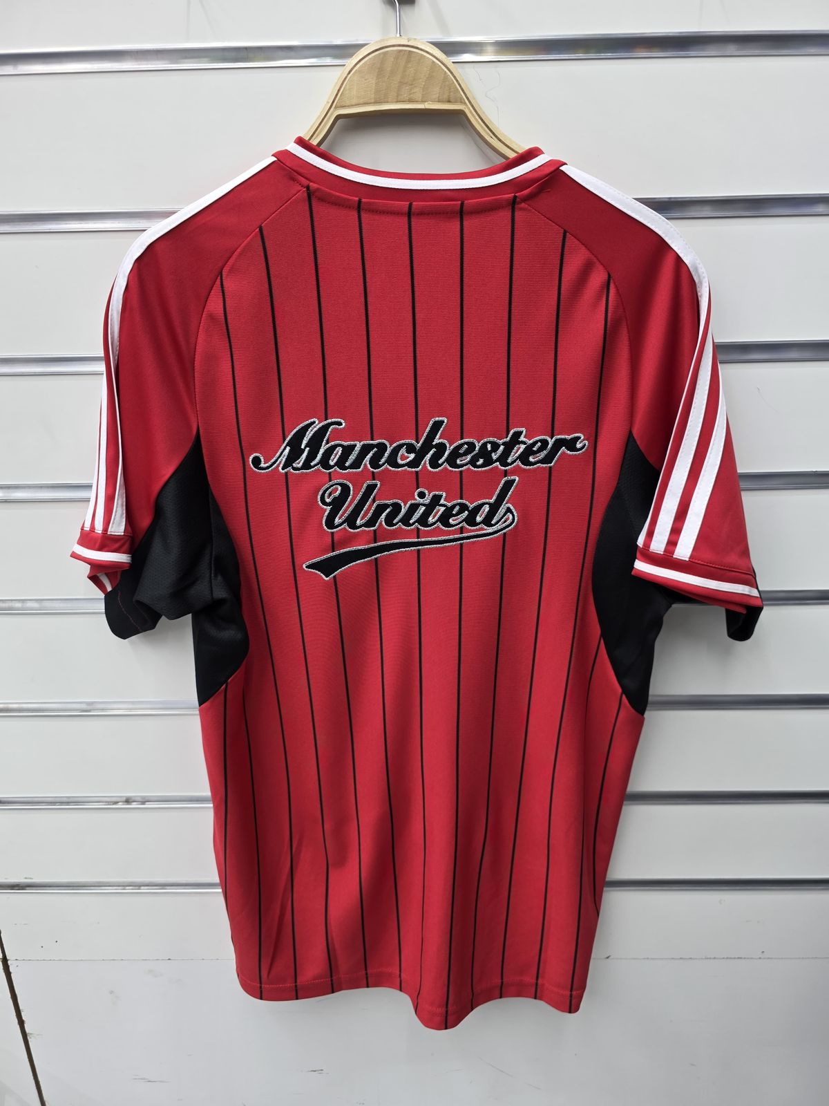 2024/2025 Manchester United Red Pinstripe Jersey