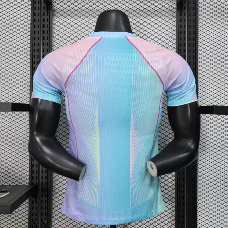 2025/2026 Barcelona Special Edition Pink Blue Gradient Football Shirt