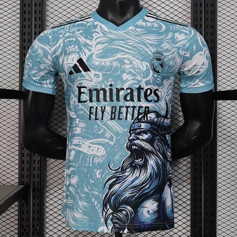 25/26 Real Madrid Sky Blue Special Edition Fans Soccer Jersey