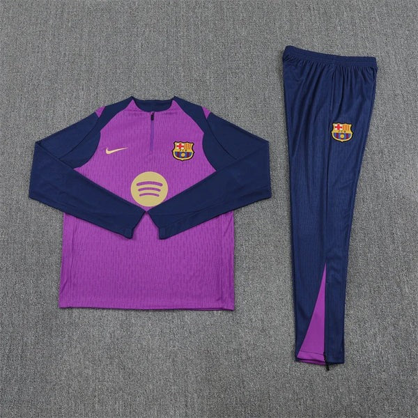 2025/2026 Barcelona Purple Half-Pull Tracksuit