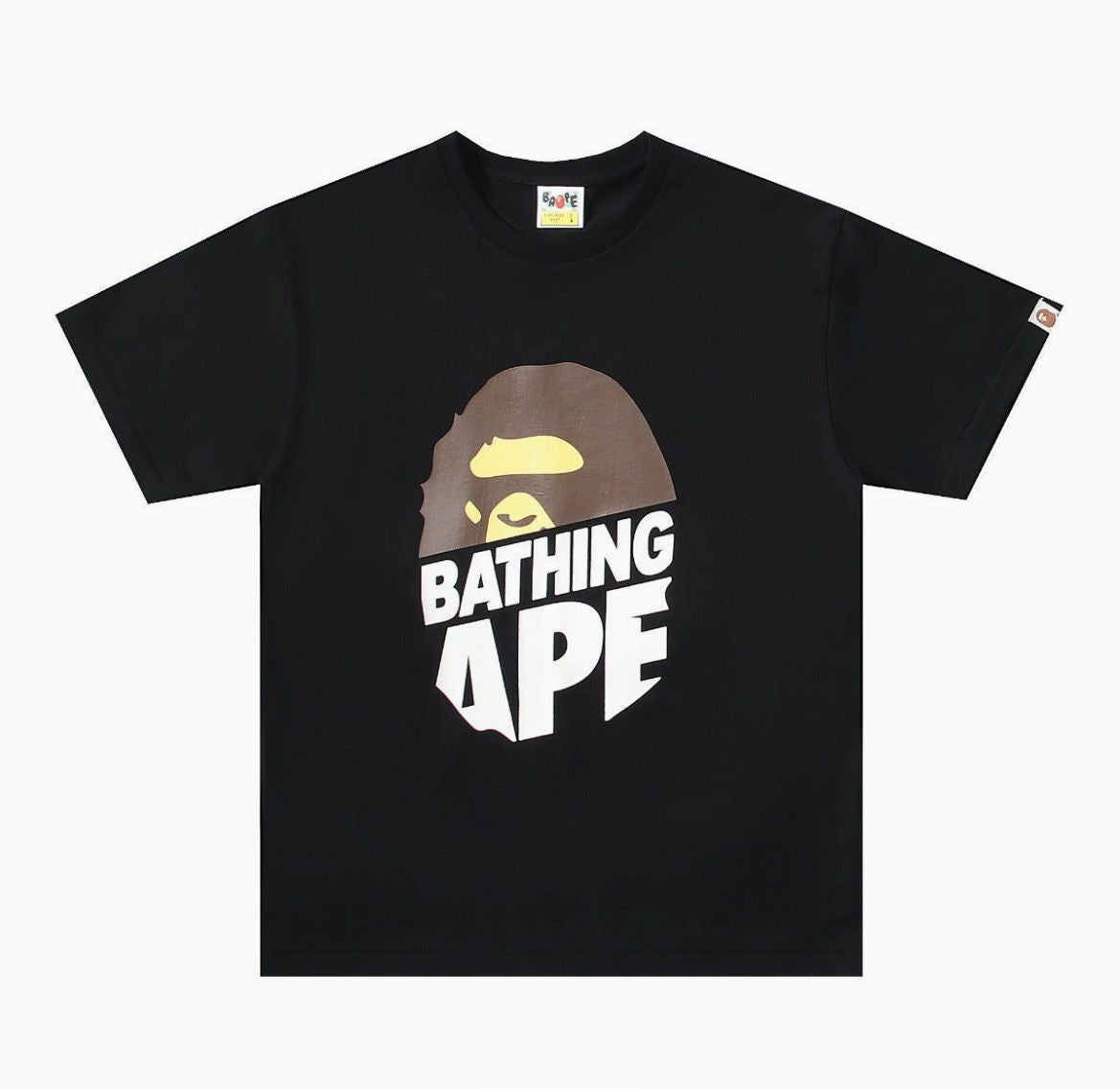 Bape Shirt Big Ape Head Black Tee