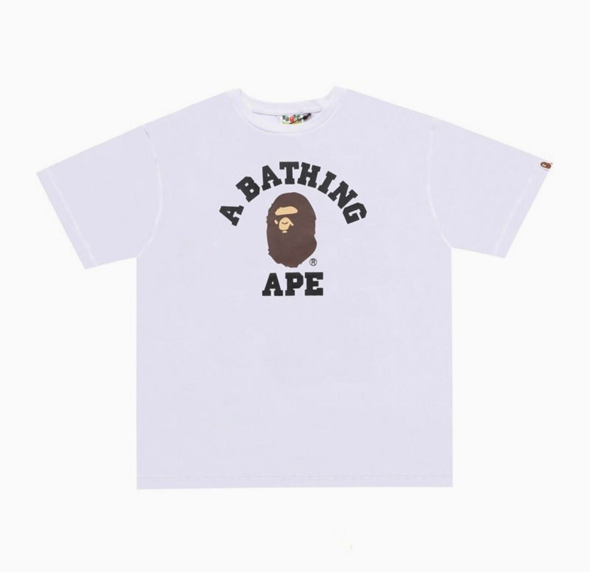 Bape Shirt Camo Ape Head White Tee