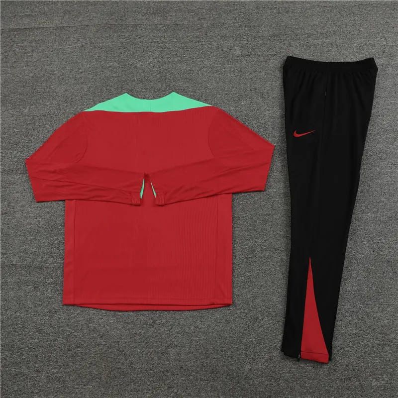 2025/2026 Portugal Red & Mint Half-Zip Tracksuit