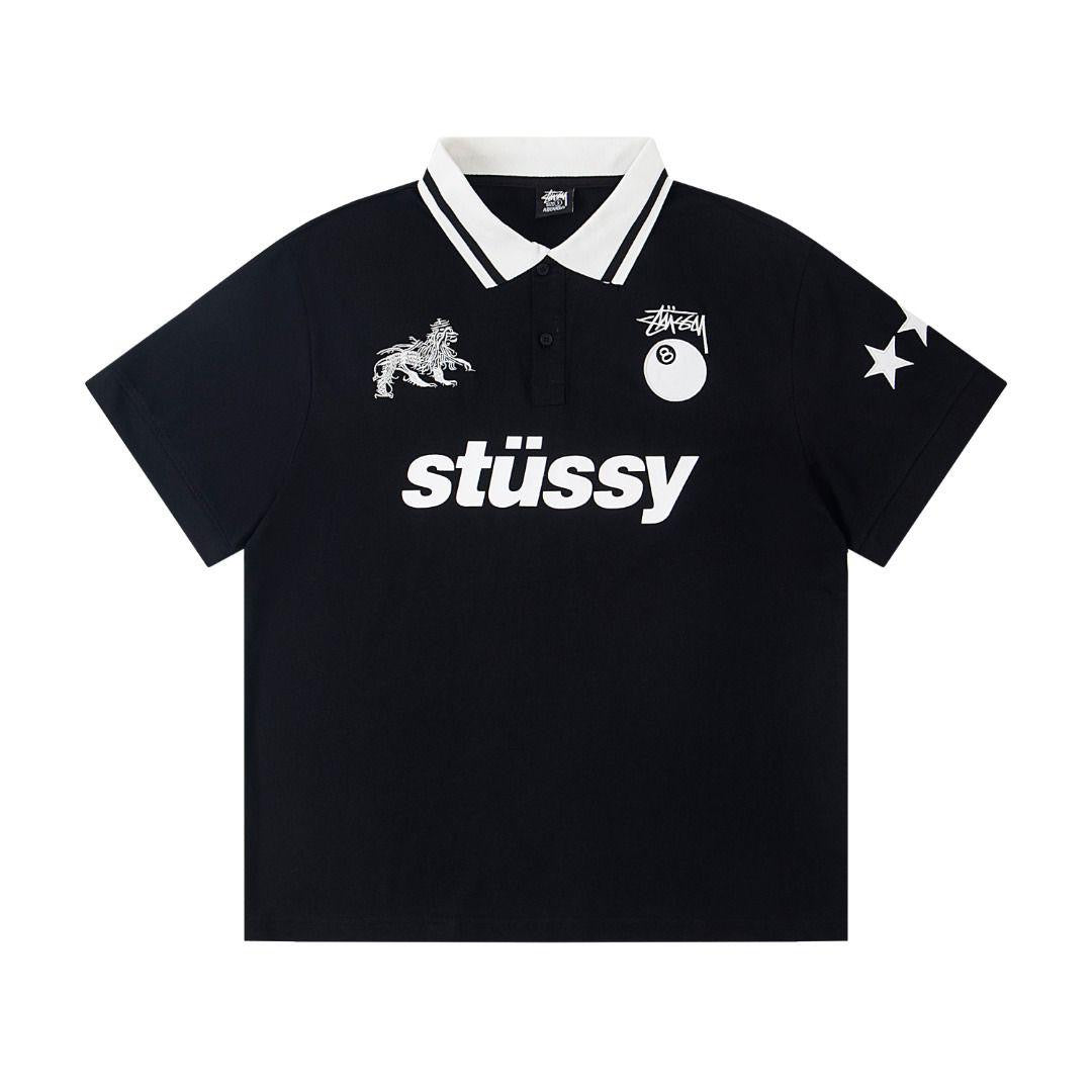 Stüssy 8 Ball Graphic Polo Shirt.