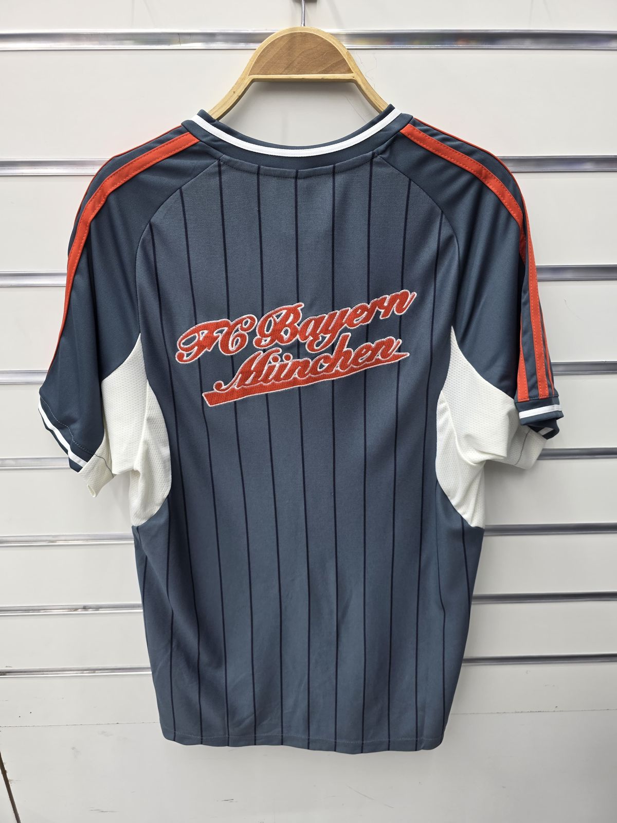 2024/2025 Bayern Munich Grey Pinstripe Jersey