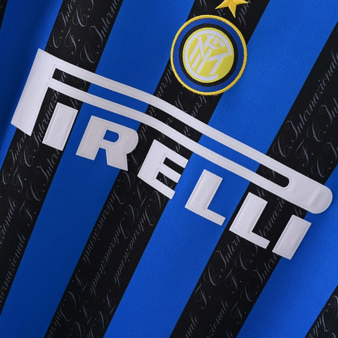 1997/1998 Retro Long Sleeve Inter Milan Home Football Shirt 1:1 Thai Quality