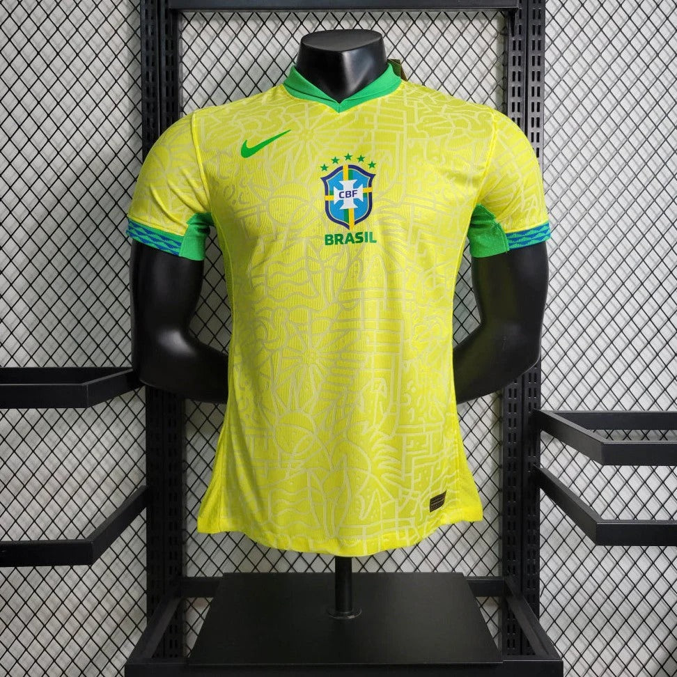 Brazil Home Jersey Copa America 2024 Player Version