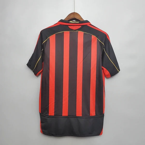 2006/2007 Retro Short Sleeve AC Milan Home Football Shirt