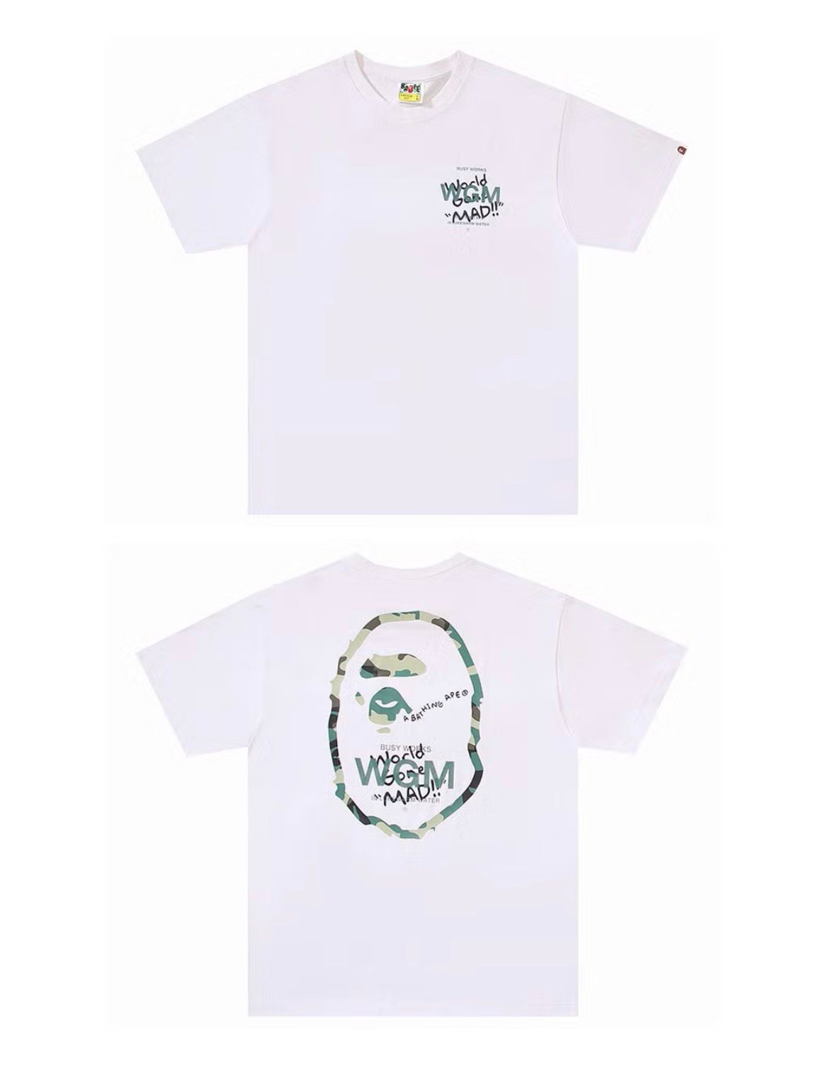 Bape X Readymade Shirt White Tee