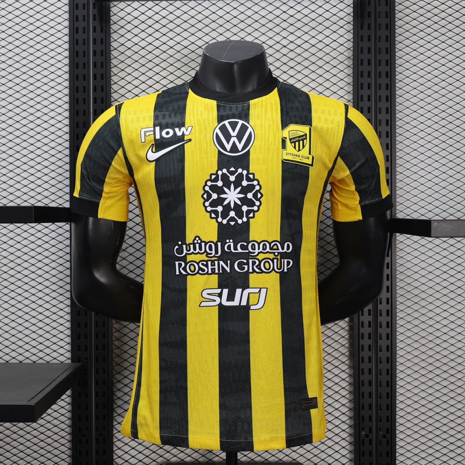 25-26 Al-Ittihad Home Soccer Jersey Player Version