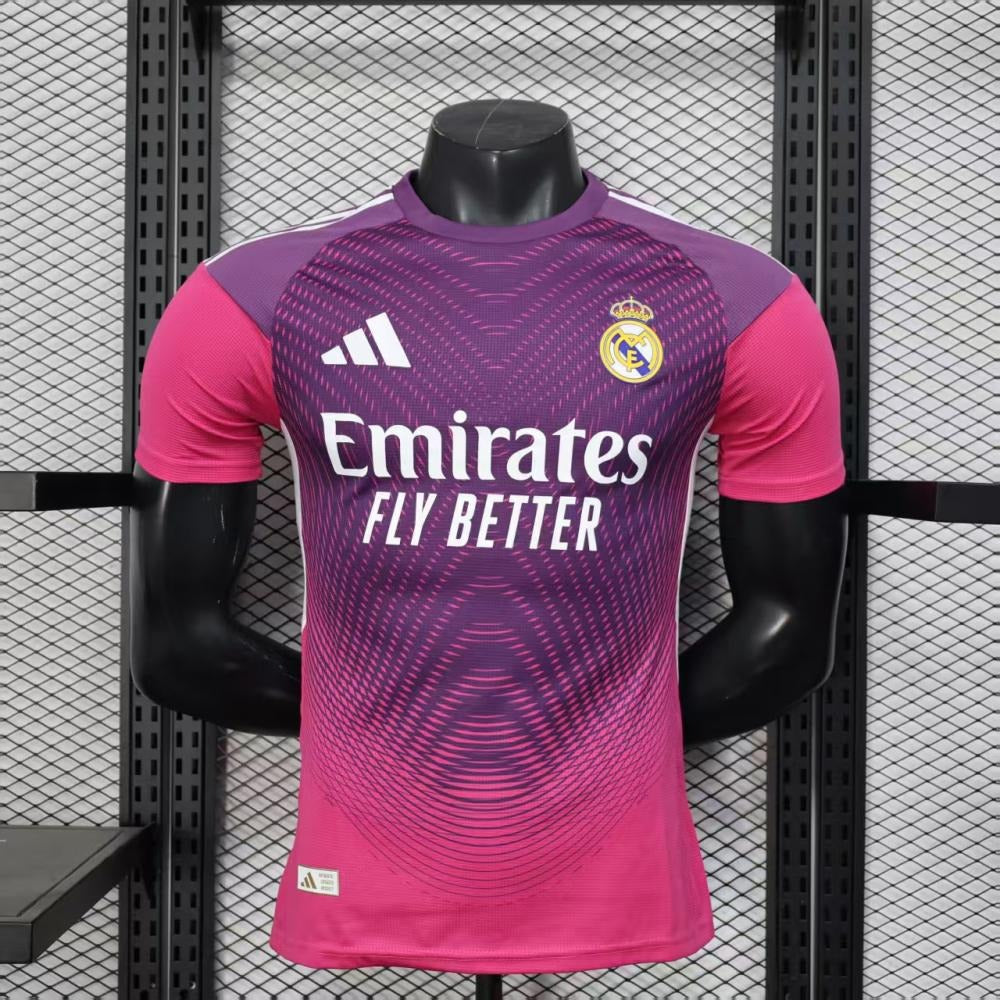 Real Madrid Pink Goalkeeper Jersey 2025-26 Player Version